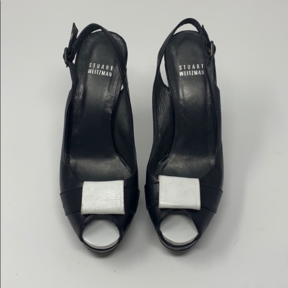 🌺HP🌺Stuart Weitzman Black & White Platform Pump